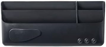 מאסטרוויזיון מגנטי יבש למחוק סמן אחסון מחזיק עבור לוחות, עטים ואבזרים ארגונית תיבה, 4 תאים, שחור