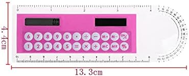 Cujux Strice Mini מחשבון דיגיטלי 2 ב 1 מתנות משרדי כתיבה לילדים מחשבון סולארי מחשבון סולארי