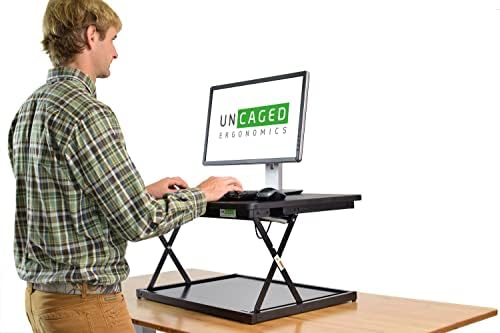 ממיר שולחן מעמד מיני למחשבים ניידים צגים בודדים ארגונומי גובה מתכוונן לשבת סטנד-אפ מעמד שולחן עבודה נייד קומפקטי פשוט