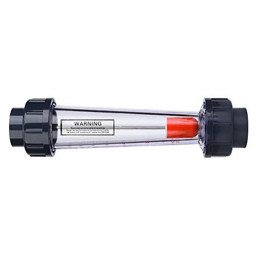 מד זרימת נוזלים, 1-10 ממ / שעה דיוק גבוה צינור ABS סוג זרימת מים קוטר פנימי 40 ממ / 1.6 אינץ '