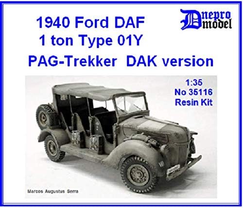 דגם דנייפרו-1940 פורד דף 1,0 ט סוג 01 טי פאג-גרסת טרקר דאק דמ35116, ערכת דגם בקנה מידה 1/35