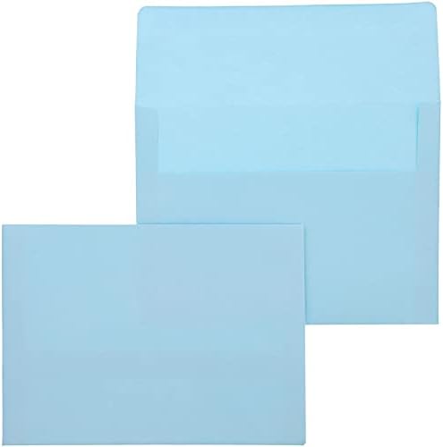 מארז 100 מעטפות א7 בצבע כחול בכמויות גדולות עבור כרטיסי ברכה והזמנה של 5 על 7