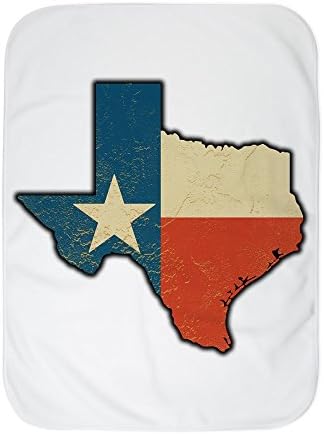 רויאל אריה שמיכה לתינוקות לבן דגל טקסס טקסס בצורת טקסס