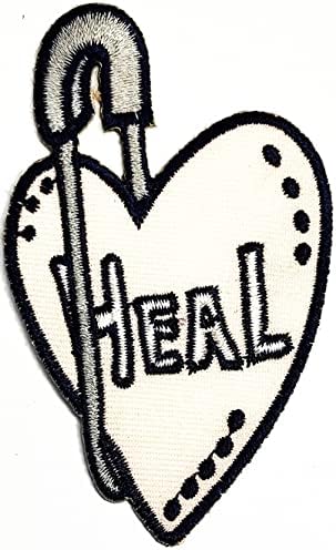 קליינפלוס 2 יחידות. לב אהבת קריקטורה ברזל על תיקוני פעילויות רקום לוגו להלביש ג ' ינס מעילי כובעי תרמילי חולצות אביזרי