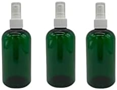 חוות טבעיות 8 עוז בקבוקי בוסטון ירוקים ללא תשלום-3 חבילות מיכלים ריקים למילוי חוזר-שמנים אתריים-ארומתרפיה / מרססי ערפל