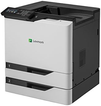 מדפסת לייזר צבעונית של לקסמרק 820 דטה, שחור / אפור