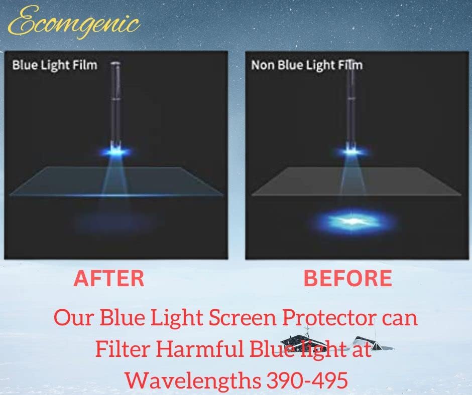CHAMBU 2 חבילה אור כחול חוסם אולטרה דק מגן מסך נייד דק אנטי UV/סנוור מסנן הגנה על מאמץ עיניים עבור HP Specter X360 13T