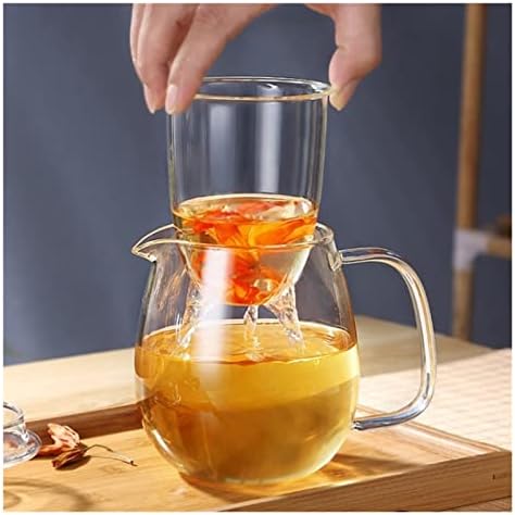 WEIZHUN 600/1200 מל תוכי תה ביתיים קומקום זכוכית לתנור עמיד בחום עמיד בחום טמפרטורה גבוהה הוכחת תה חלב תה.
