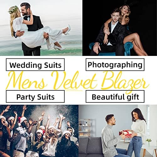 רונגקאי ז ' קט חליפת אופנה בלייזר מקטורן קטיפה לגברים למסיבת ארוחת ערב לנשף חתונה