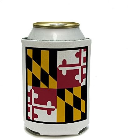 גרפיקה ועוד דגל מדינת מרילנד יכול להתקרר - מבודד שתייה - מחזיק מבודד משקאות