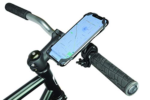 Scosche MBM3SM-RP כידון אופניים הרכבה עם MagicMount משולב, רצועות בטיחות מגן, ומהדק מתכוונן למכשירים ניידים