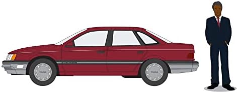 מודלמכוניות צעצוע 1989 פורד טאורוס עם שותף מכירות בחליפה, אדום-גרינלייט 97130ד-1/64